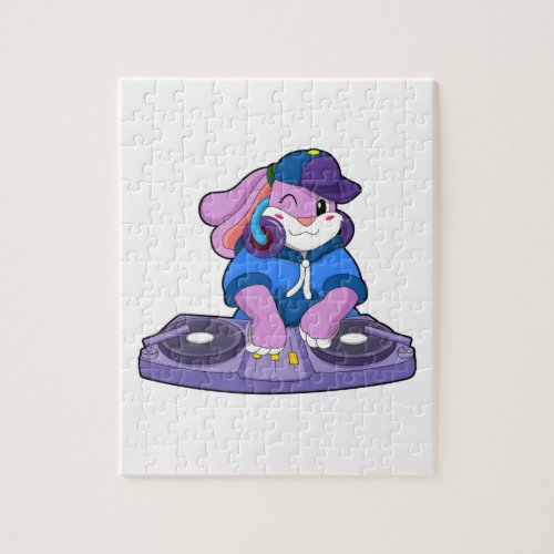Bunny as Musician with Mixer Jigsaw Puzzle