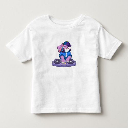 Bunny as Musician with Mixer Toddler T_shirt