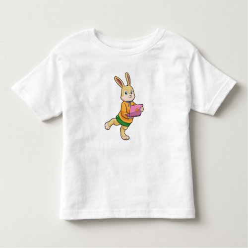 Bunny as Secretary with Laptop Toddler T_shirt