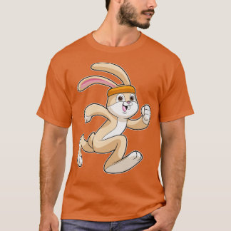 Bunny at Running with Head T-Shirt