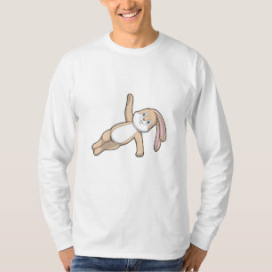 Bunny at Yoga Stretching T-Shirt