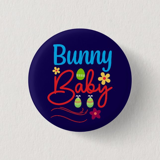 Bunny Baby-62342 Button (Front)