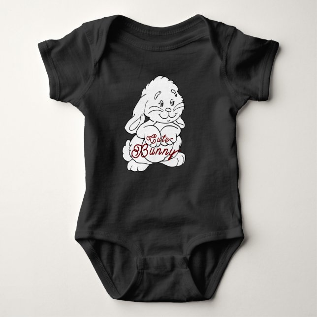 Bunny Baby Bodysuit (Front)