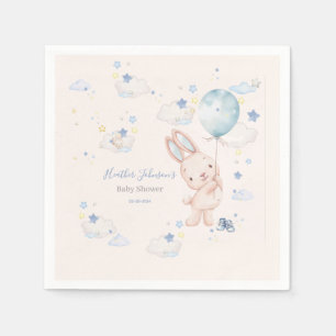 Bunny Baby Shower Boy Napkins