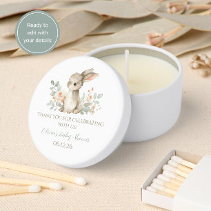 Bunny Baby Shower Candle Favors Mini Candle Favors