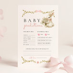 Bunny Baby Shower Game Predictions & Advice Stationery<br><div class="desc">Bunny Baby Shower Game Predictions & Advice</div>