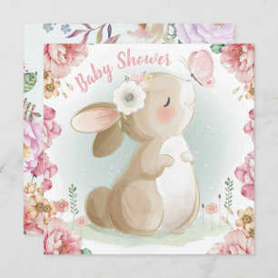 Bunny Baby Shower Invitation