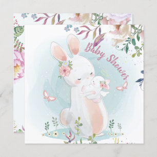 Bunny Baby Shower Invitation