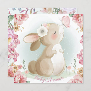Bunny Baby Shower Invitation