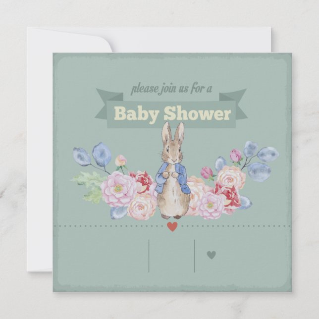 Bunny Baby Shower Invitation (Front)