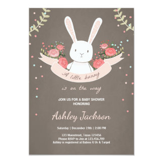 Bunny Baby Shower Invitations 6