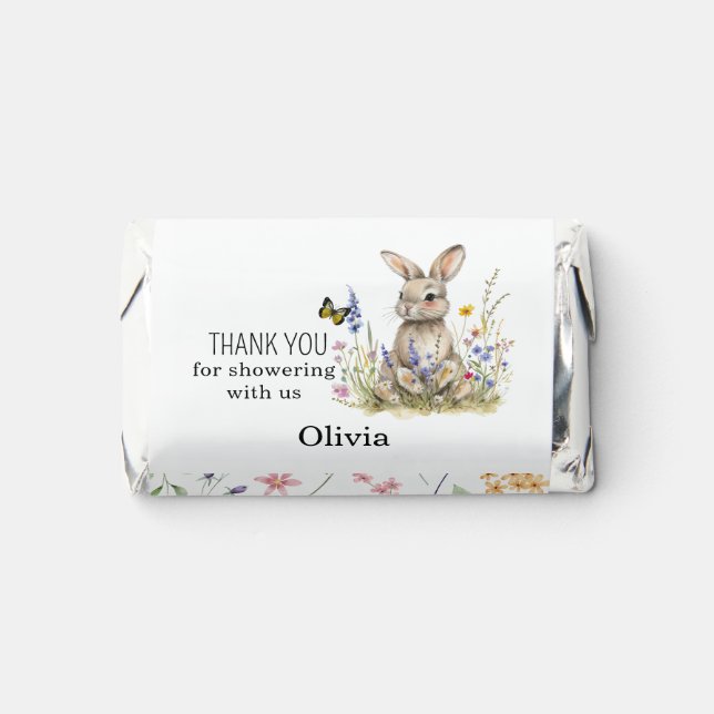 Bunny Baby Shower Thank you Favor (Front)