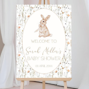 Bunny Baby Shower Welcome Sign, Somebunny Baby Sho Foam Board