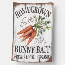 Bunny Bait Spring Easter House Flag