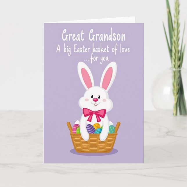 Bunny Basket Gift Card (Front)