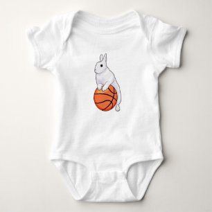 Bunny Basketball player Basketball Baby Bodysuit