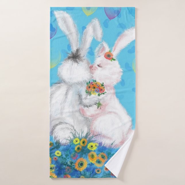 Bunny Bath Towel - Hug (Bath Towel)