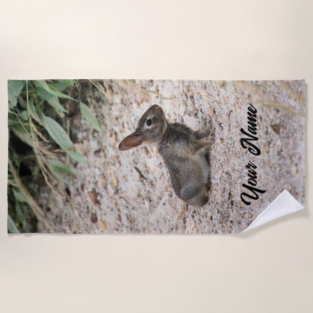 Bunny Beach Towel (Front)