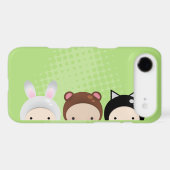 bunny bear and cat Case-Mate iPhone case (Back (Horizontal))