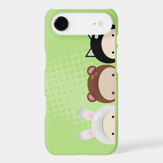 bunny bear and cat Case-Mate iPhone case (Back)