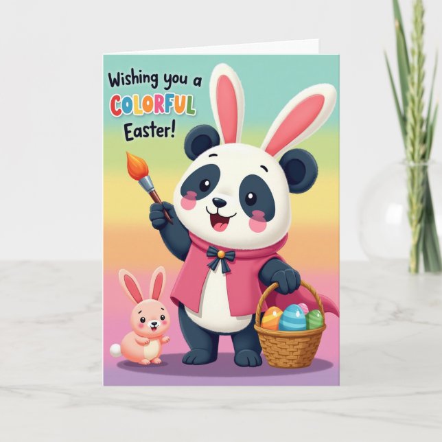 Bunny Bear Happy Season Card (Front)