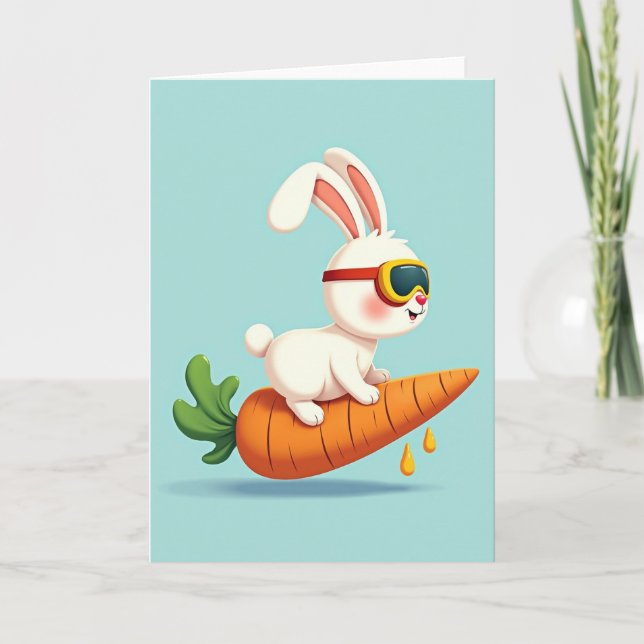 Bunny Big Carrot Adventure Card (Front)