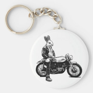 funny motorcycle keychain