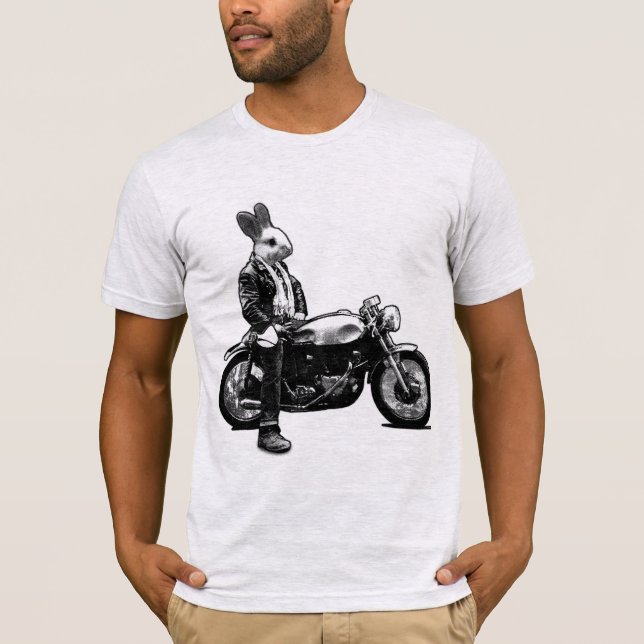 Bunny biker T-Shirt (Front)