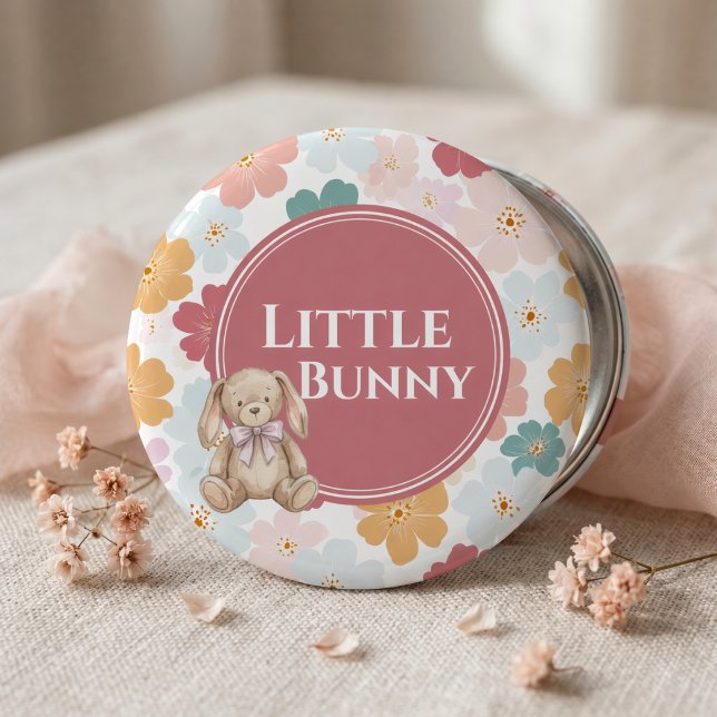 Bunny Birthday Button Cute Bunny Party (Bunny Birthday Button Cute Bunny Party Little Bunny)