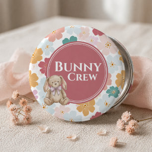Bunny Birthday Button Cute Bunny Party