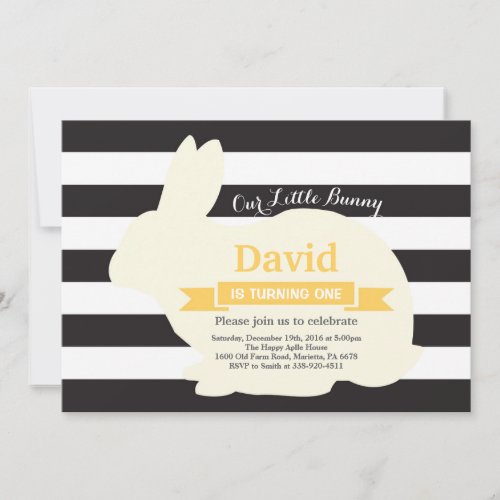 Bunny Birthday Easter Egg 1st First Birthday