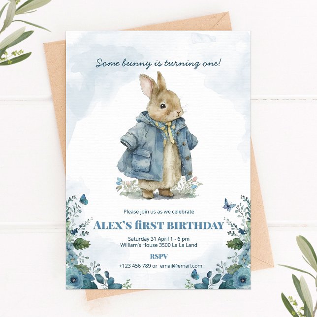 Bunny birthday invitation, some Bunny.... Invitation (Creator Uploaded)