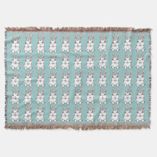Bunny Blanket Easter Bunny Rabbit Throw Blankets