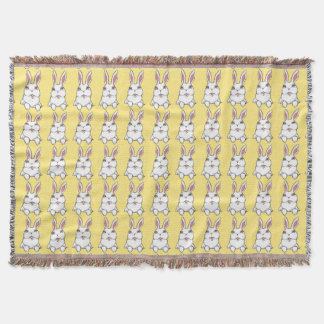 Bunny Blanket Easter Bunny Rabbit Throw Blankets