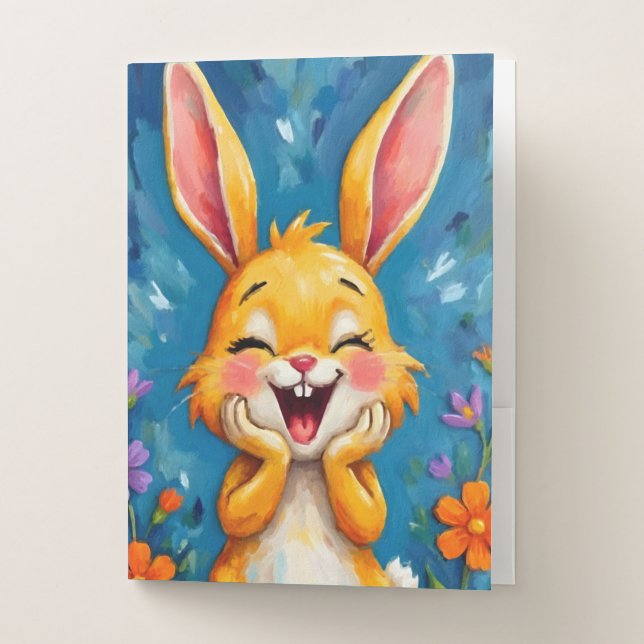 Bunny Bliss Pocket Folder (Front)