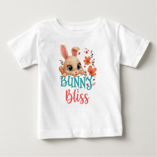 Bunny Bliss: Soft and Sweet Baby T-Shirt