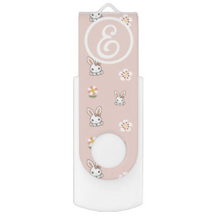 Bunny Bloom Delight Flash Drive