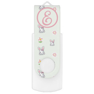 Bunny Bloom Delight Flash Drive