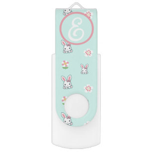 Bunny Bloom Delight Flash Drive