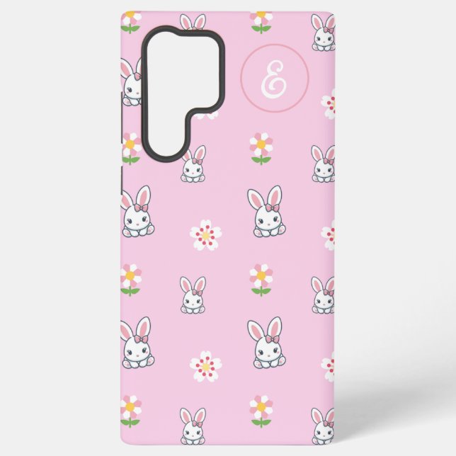Bunny Bloom Delight Samsung Galaxy Case (Back)