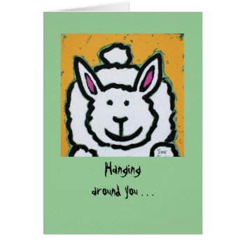 Bunny Blushing Cards by ronaldyork at Zazzle
