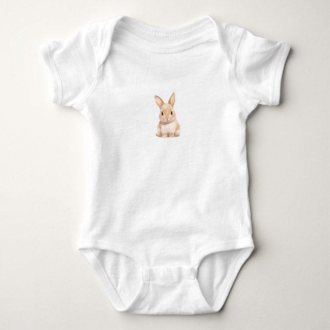 Bunny body baby bodysuit (Front)