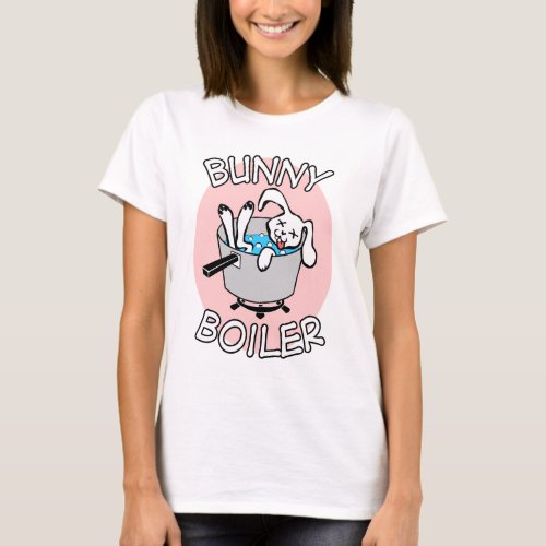 Bunny Boiler Womens Baby Doll T_Shirt