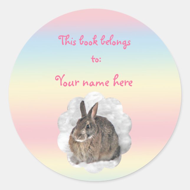 Bunny Bookplate (Front)