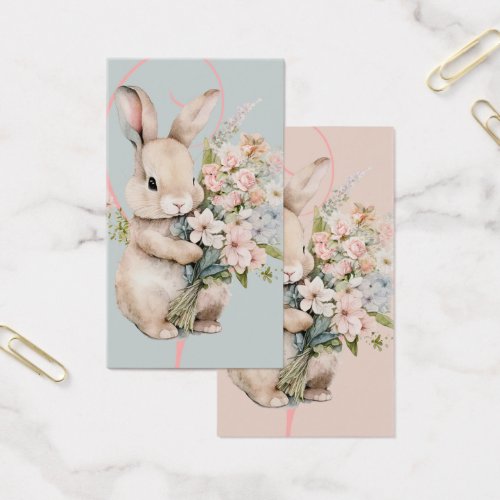 Bunny  Bouquet  bookmark