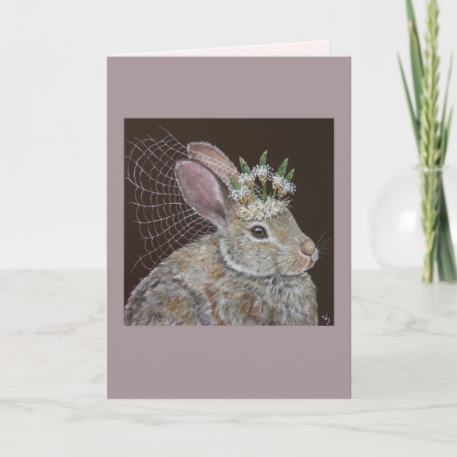 Bunny Bride card (Front)