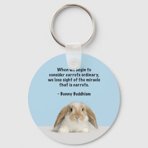 Bunny Buddhism Basic Keychain