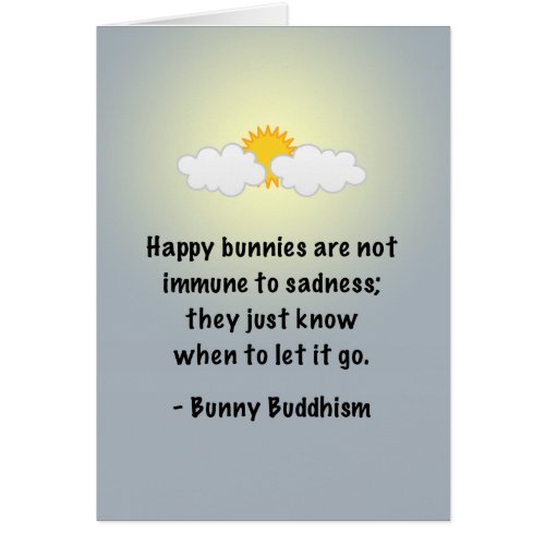 Bunny Buddhism Let It Go