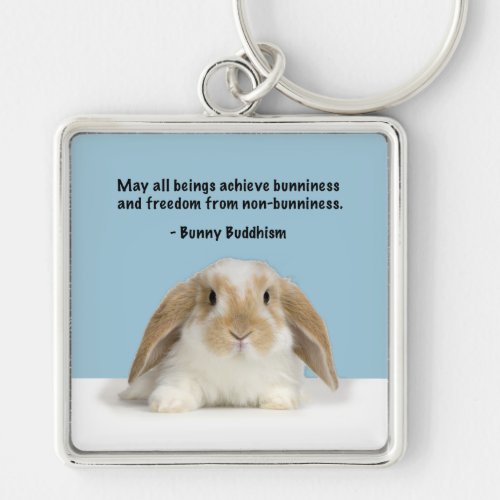 Bunny Buddhism Lop Bunny Keychain