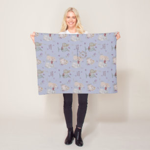Bunny Buddies Baby Fleece Blanket